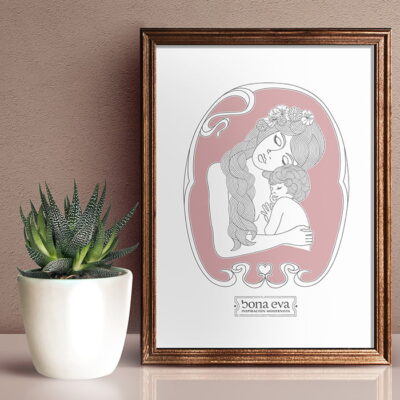 Lámina 'Amor de madre'