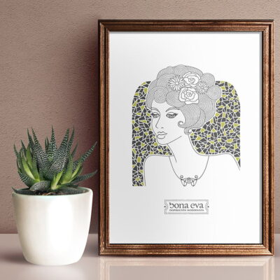Lámina 'Collar mariposa'