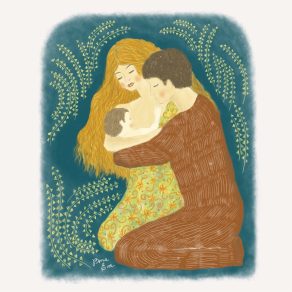 Lámina 'Familia unida'