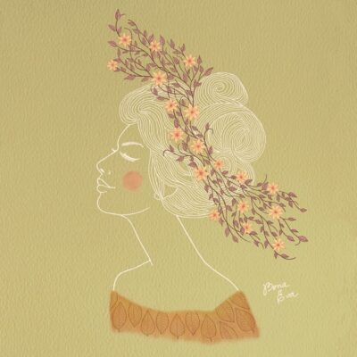 Bona Eva - Lamina Musa Odisea Fondo Verde