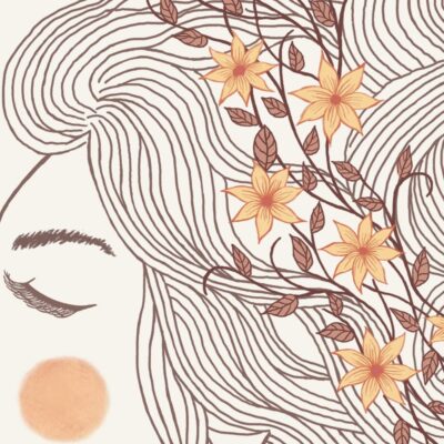 Bona Eva - Detalle Lamina Musa Odisea Fondo Blanco