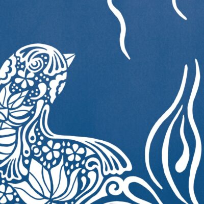 Bona Eva - Detalle Lamina golondrina libertad azul