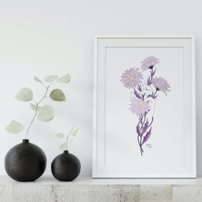 Lámina 'Mano en flor'