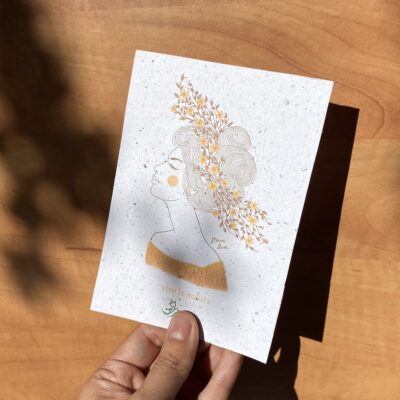 Bonaeva - PAPEL DE SEMILLA impresa A6- Musa Odisea