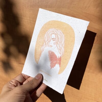 Bonaeva - PAPEL DE SEMILLA impresa A6 - Alma Mariposa