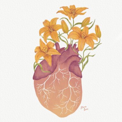 Lámina decorativa Corazón Apasionado - Bona Eva