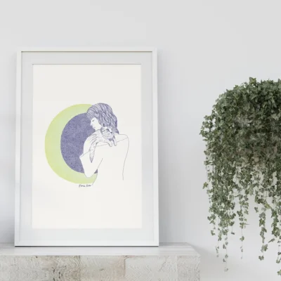 Lámina 'Gato Luna'