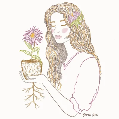 ILUSTRACION BONAEVA - MI FLOR
