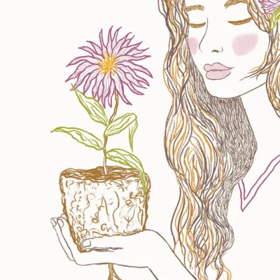 ILUSTRACION BONAEVA - MI FLOR