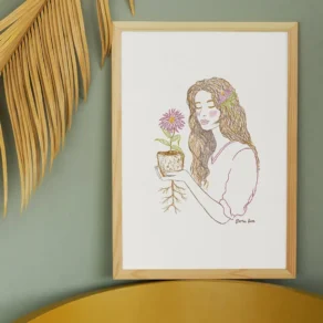 ILUSTRACION BONAEVA - MI FLOR